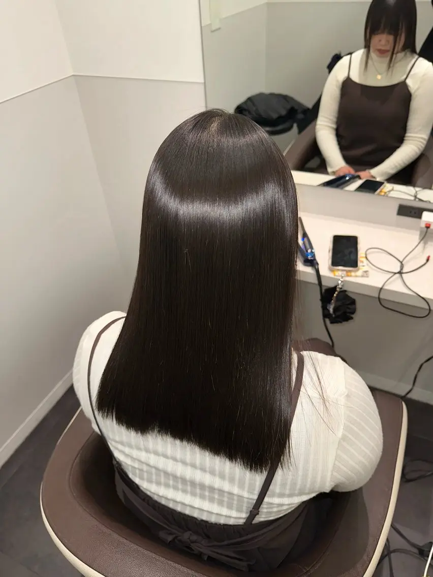 ミディアム 美髪特化✨ 伊織✨縮毛矯正✨のヘアスタイル