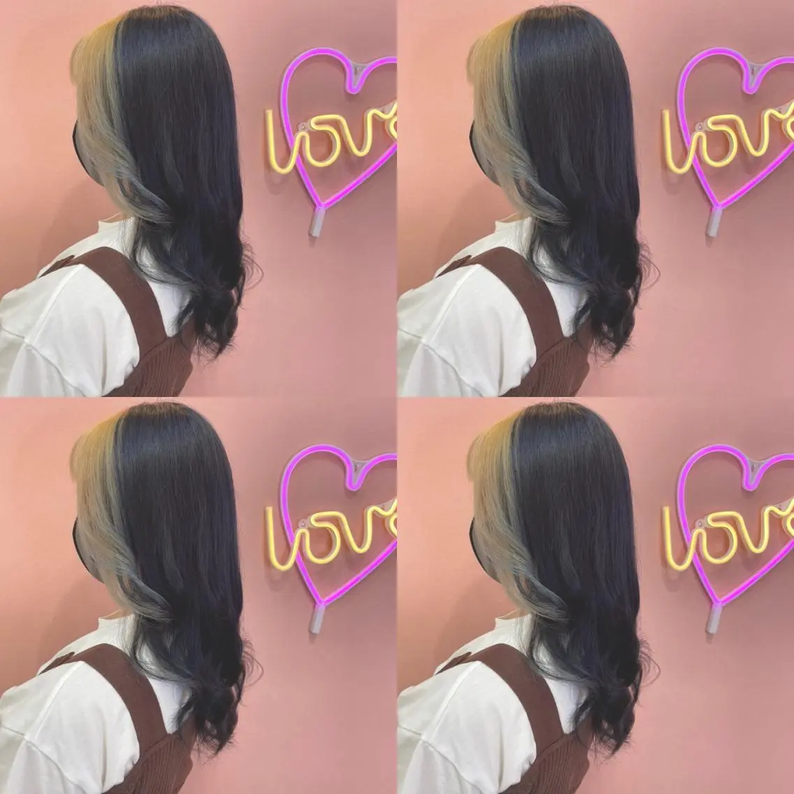 セミロング カラー ミストバング フェイスフレーミング 🌷MAYU 🌷のヘアスタイル