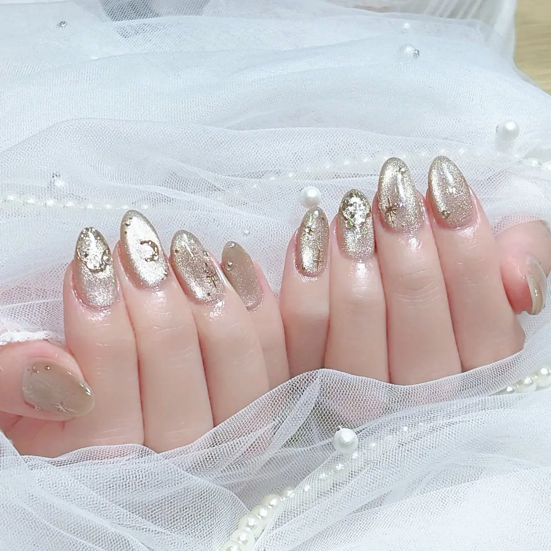 ネイル Erina🐱 フィルイン💅パラのネイルデザイン