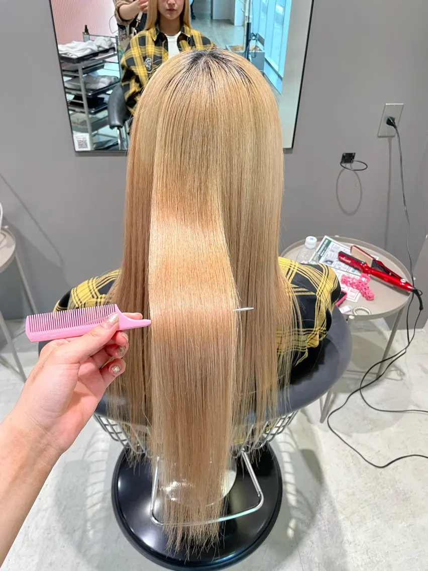 ロング トリートメント ないとう ゆうかのヘアスタイル