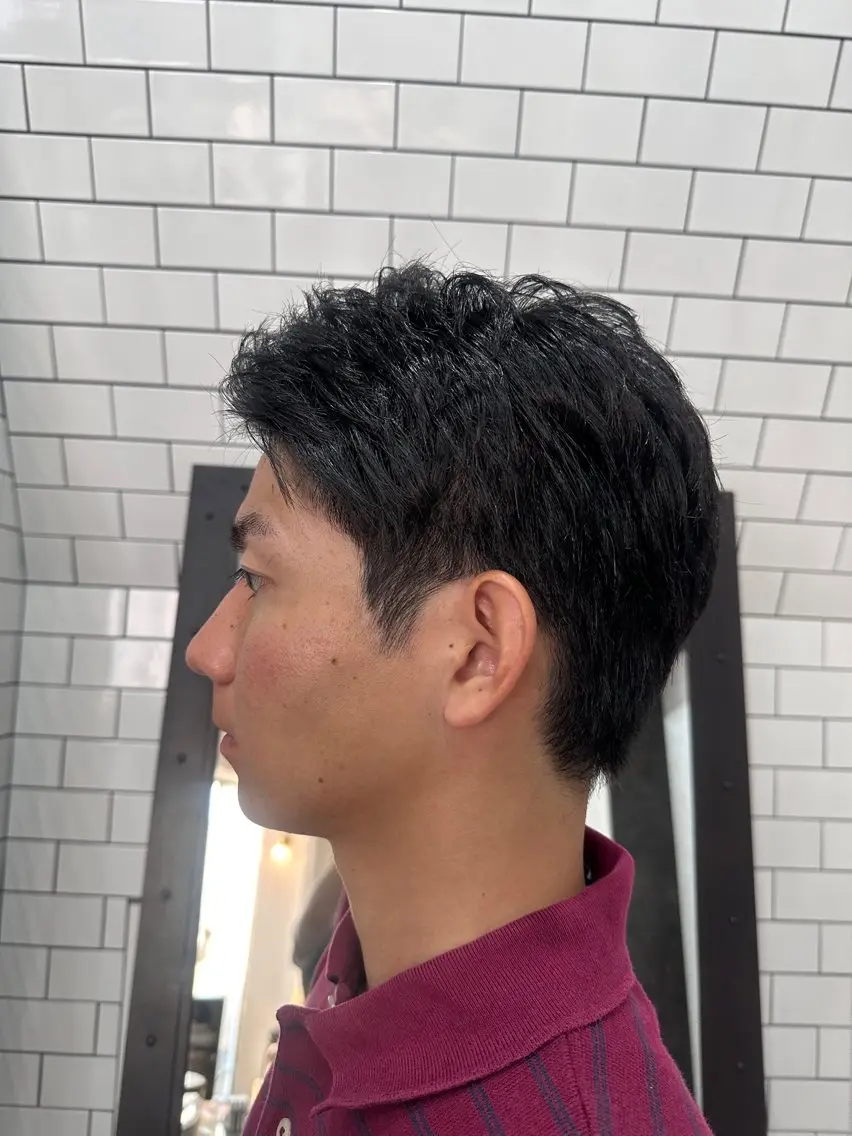ショート メンズ カット 妙見 知洋のヘアスタイル