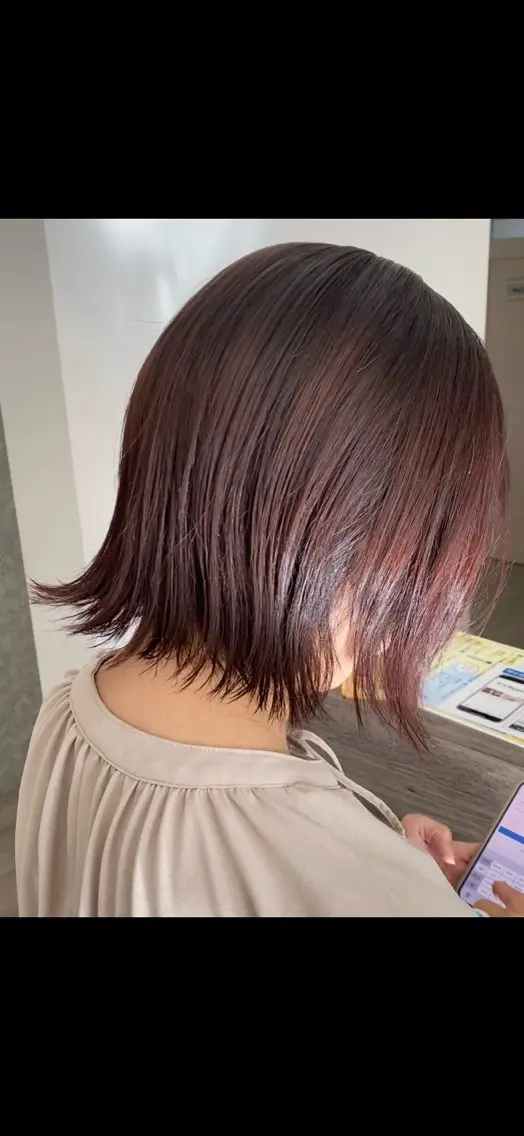 ミディアム カラー 🫧おおにし みか🫧のヘアスタイル