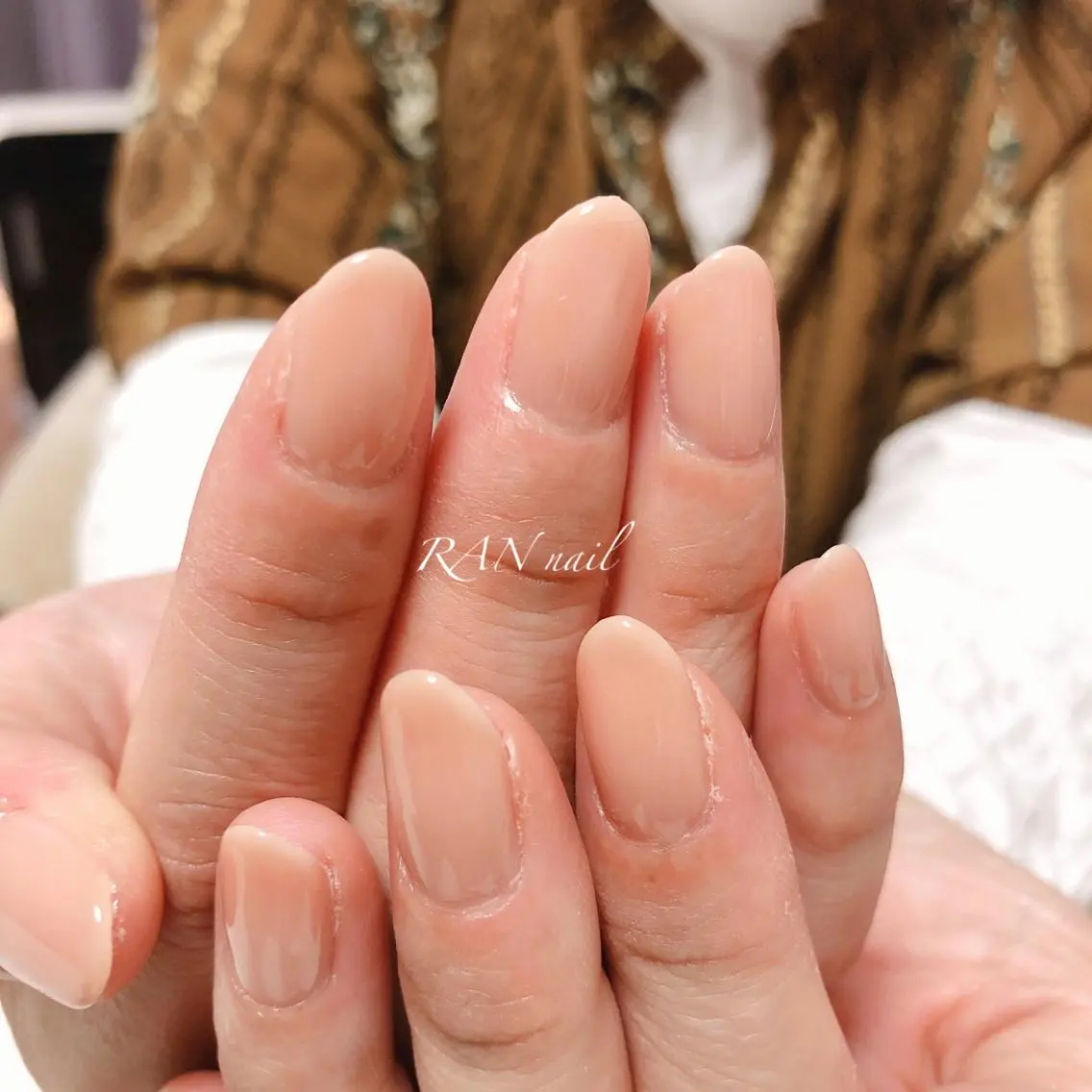 ネイル オフィスネイル ワンカラーネイル 冬ネイル ハンドネイル フットネイル RAN nailのネイルデザイン