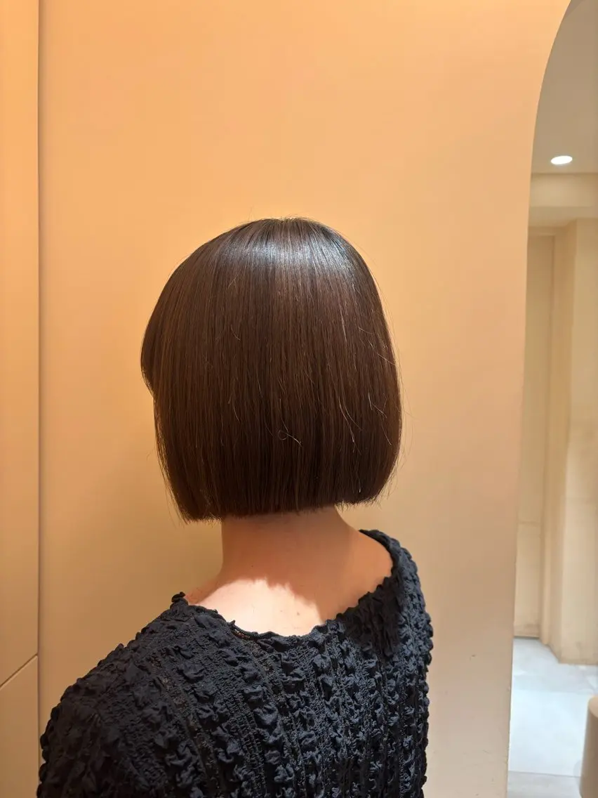 ミディアム ヘアアレンジ 似合わせカットカラー 💎モエのヘアスタイル
