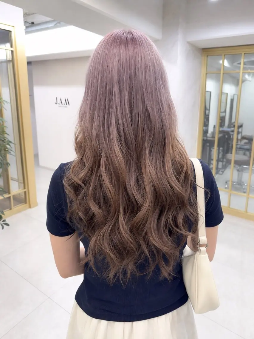 ロング カラー ヘアカラー トリートメント 🍀お悩み改善憧れの 美髪　小林風雅のヘアスタイル