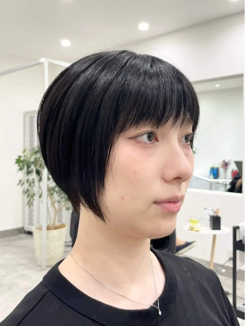 ショート ショートヘア カット ⭐トレンドカット&カ ラーCocoro🪿のヘアスタイル