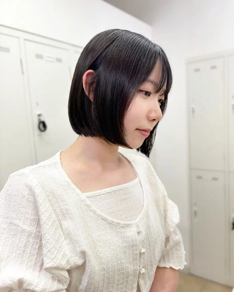 ショート パーマ ボブ 縮毛矯正 西山梨々【5/1〜 復帰致します🌼】のヘアスタイル