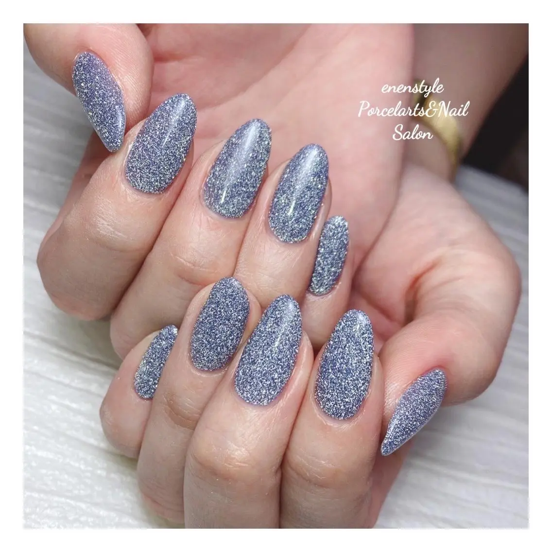 ミディアム ネイル 🐾enen style 🐾のネイルデザイン