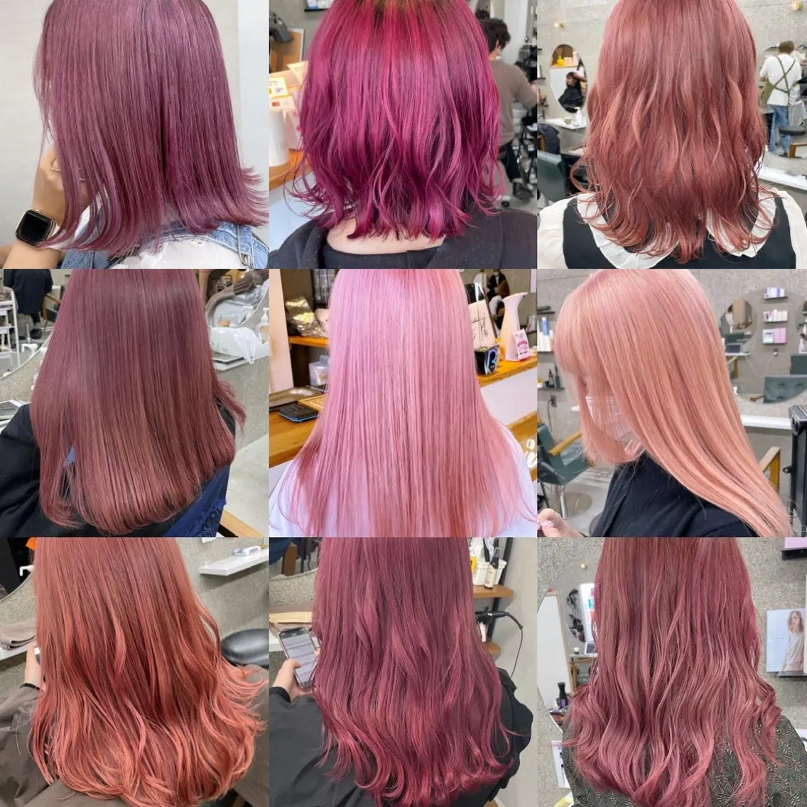 ミディアム カラー ヘアカラー トリートメント Lull1人美容室 バレイヤージュのヘアスタイル