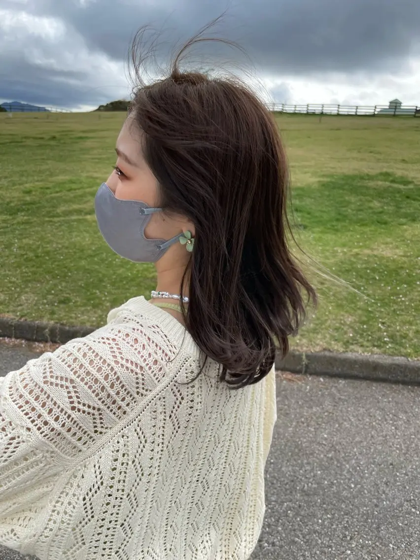 セミロング miku 🍑髪質改善サロンのヘアスタイル
