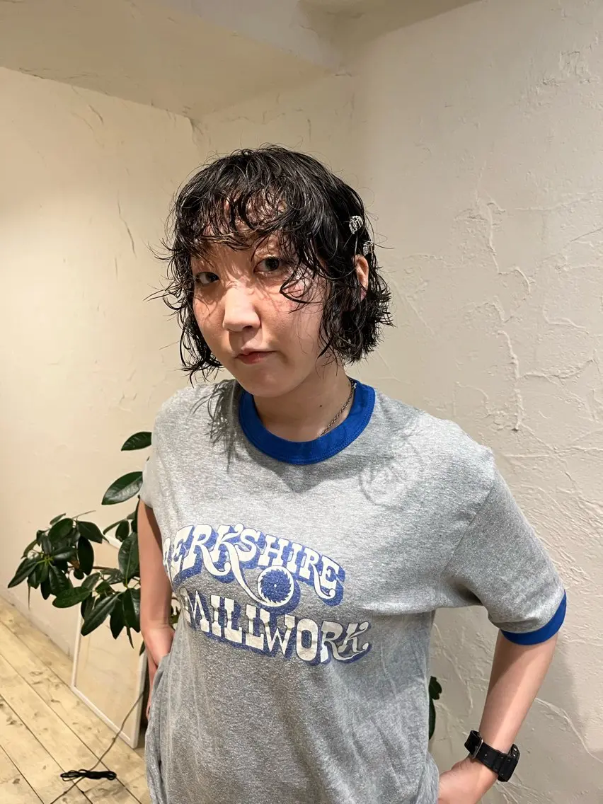 ショート パーマ 🧼MOMO/ 目黒✩.*˚🧼のヘアスタイル