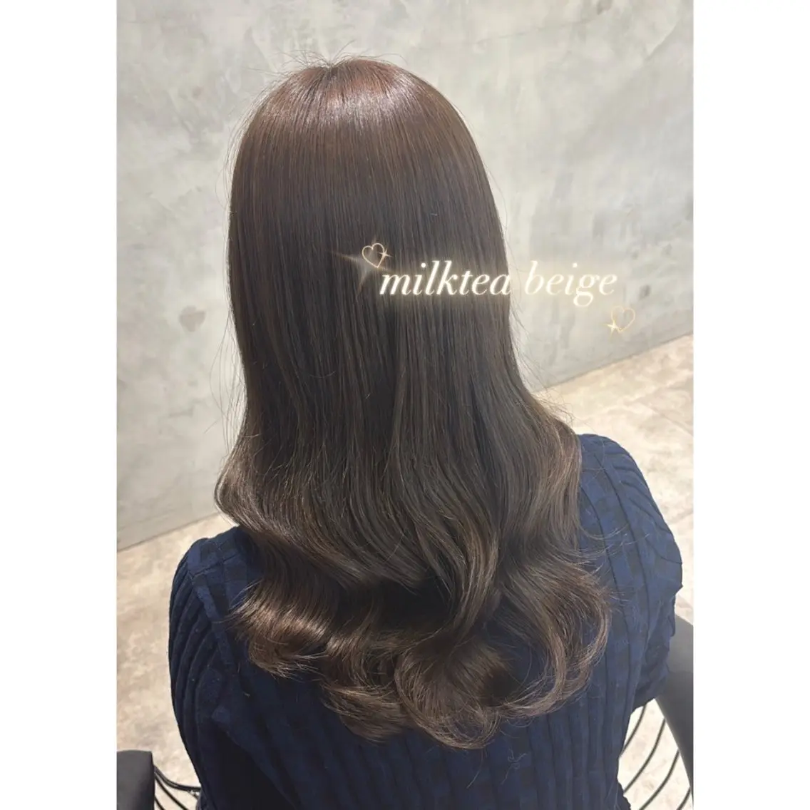 ロング カラー アディクシーカラー ベージュカラー ミルクティーベージュ Rino 🎀🖤のヘアスタイル