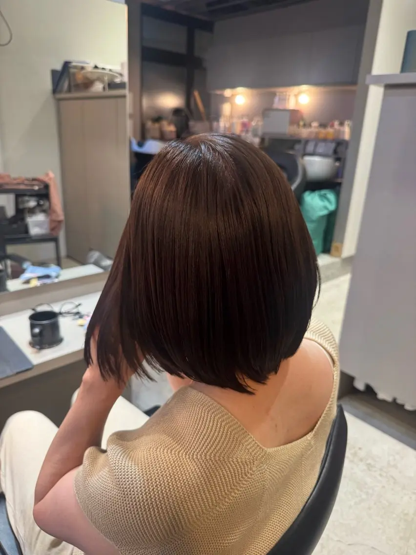 カラー ヘアカラー 櫻木 志穏のヘアスタイル