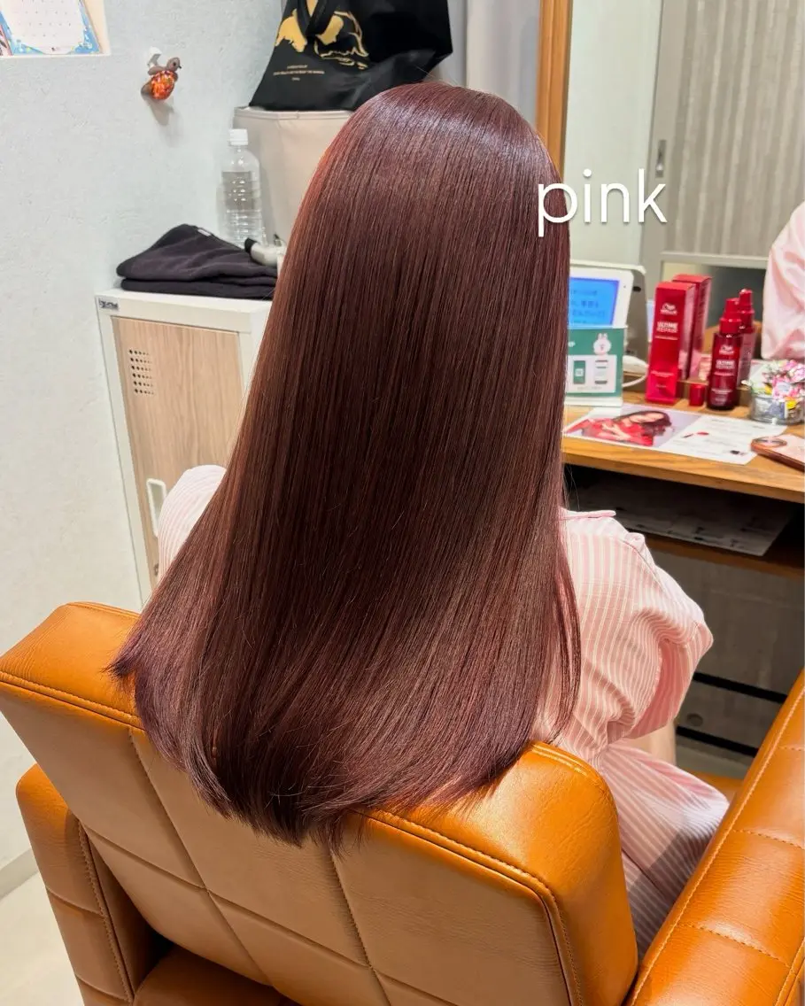 ロング カラー カット ヘアカラー トリートメント 【完全個室】髪質改善 暖色カラー/山崎唯奈のヘアスタイル