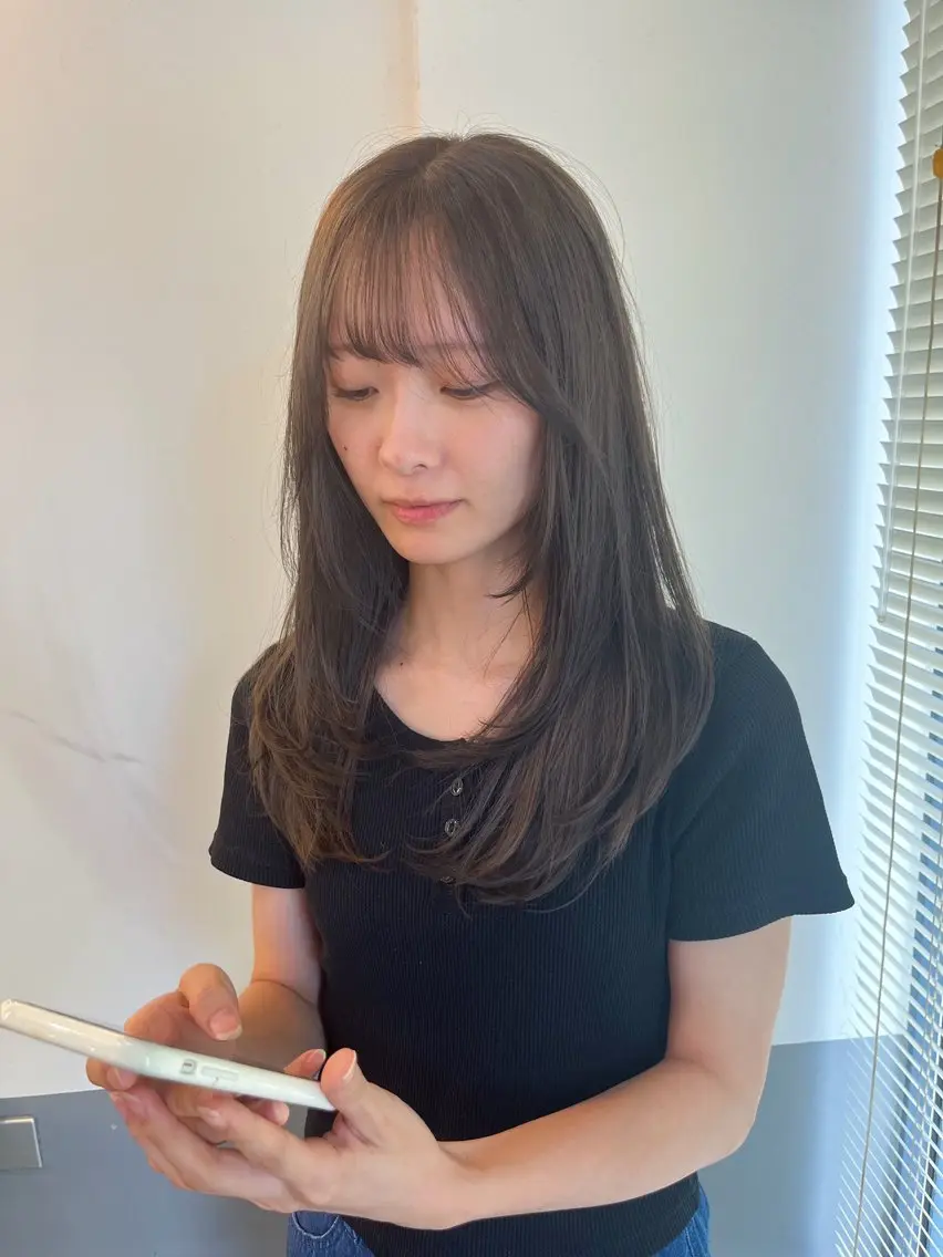 ロング カラー カット ヘアカラー トリートメント 🌛ダブルカラー 🌜SAYAKAのヘアスタイル