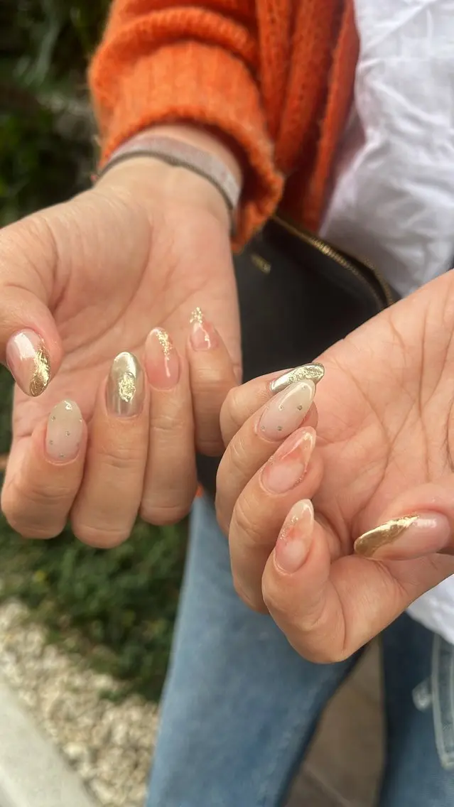 ネイル ニュアンスネイル シンプルネイル SAKU nail 作島茜のネイルデザイン