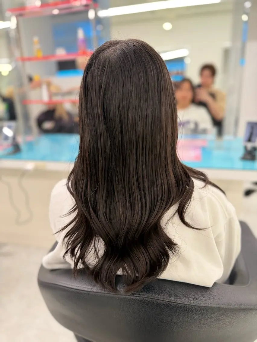 ロング カラー ヘアアレンジ 🦋艶出しワンカラー 🦋MASAKIのヘアスタイル