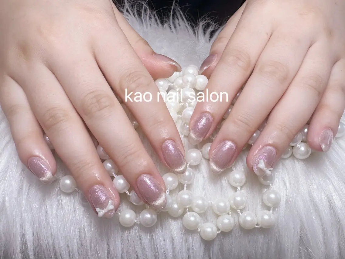 ネイル ハンドネイル kao nail マグネット/長さだしのネイルデザイン