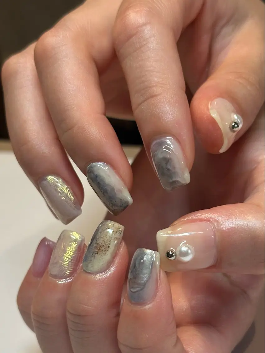 ネイル ニュアンスネイル Manon nailistのネイルデザイン