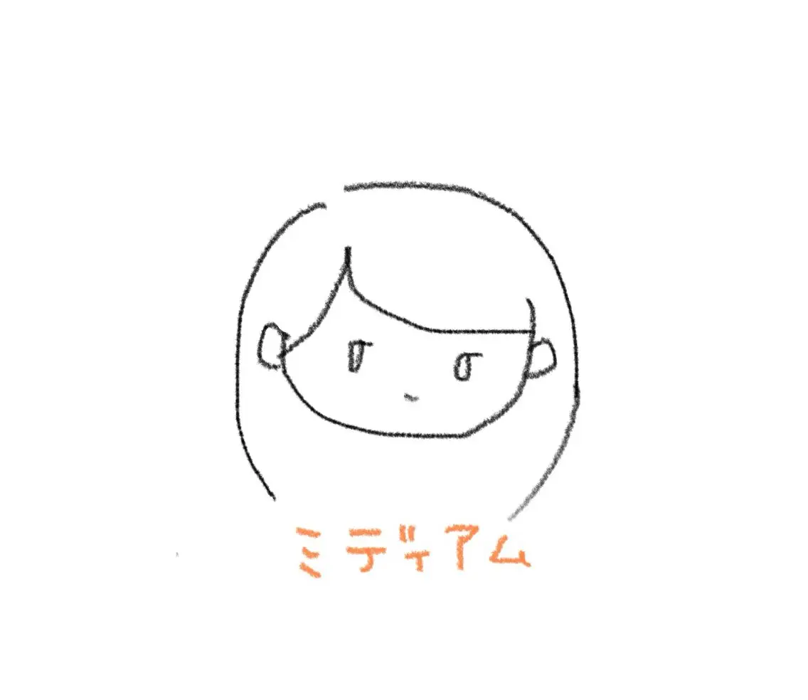 ミディアム カット さくらい あゆかのヘアスタイル
