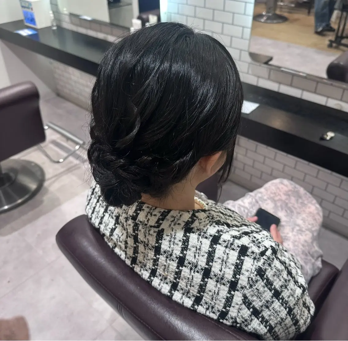 ミディアム ヘアセット 🎀ヘアアレンジ 🎀ななみのヘアスタイル