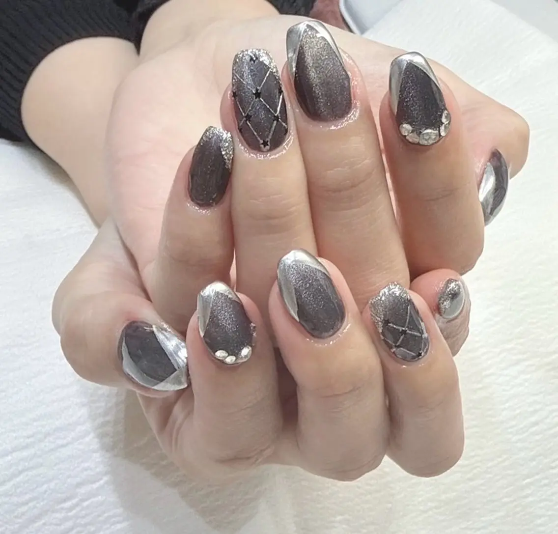 ネイル ハンドネイル ハンドケア NailSalon✨ Écrinエクランのネイルデザイン