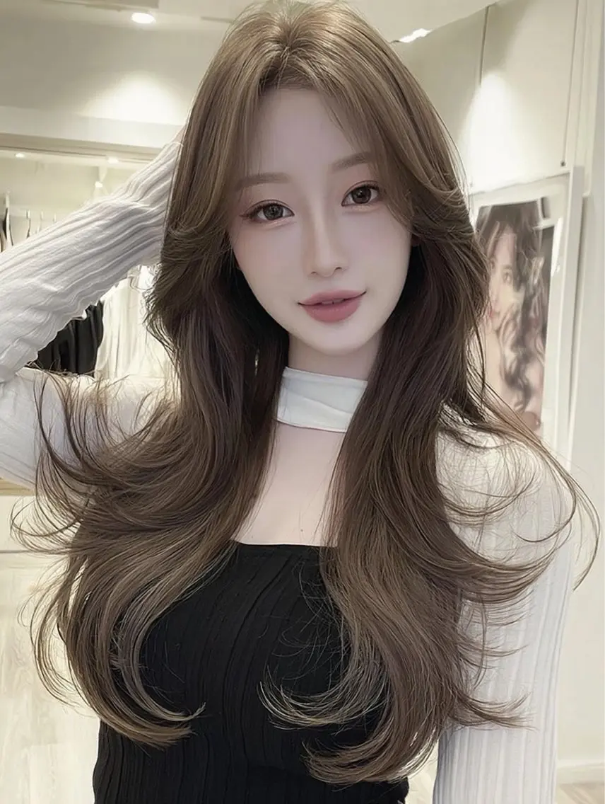 ロング 橋爪 優真のヘアスタイル