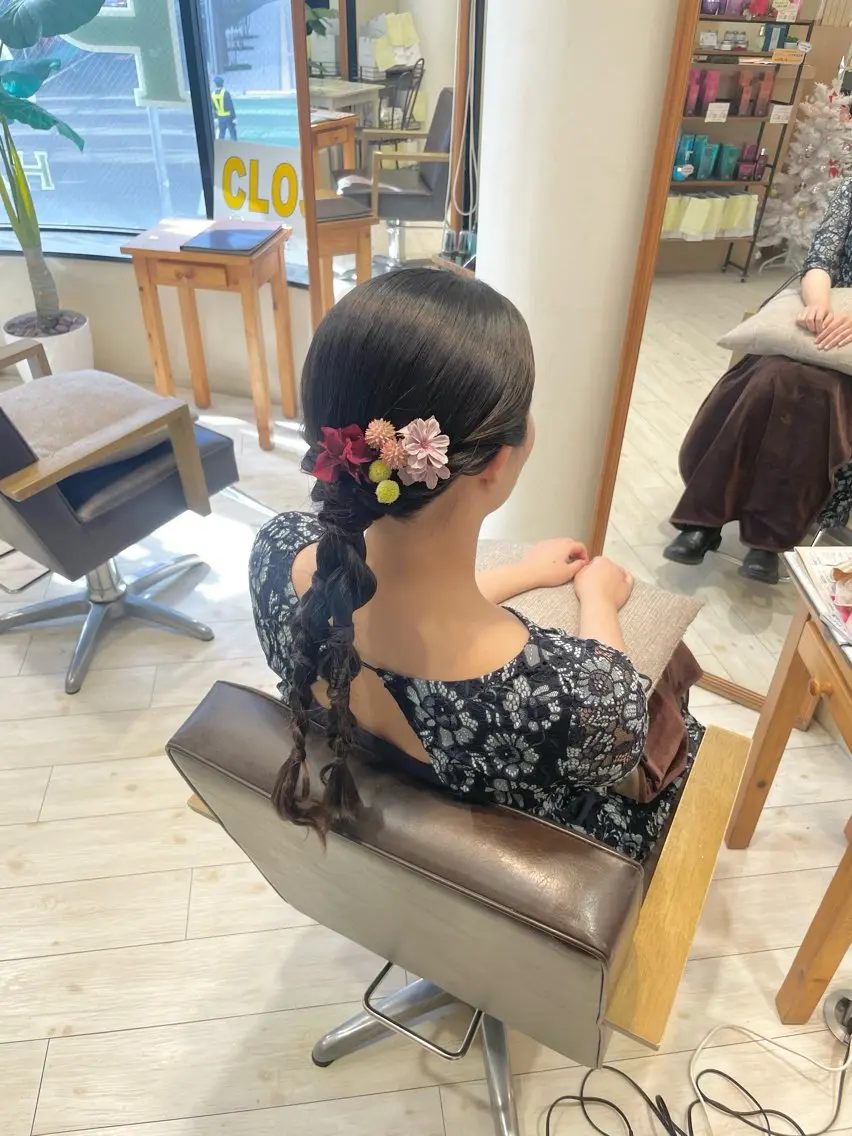 ヘアアレンジ ヘアセット アレンジ🎀ツヤ髪✨ 北野亜優実🌱のヘアスタイル