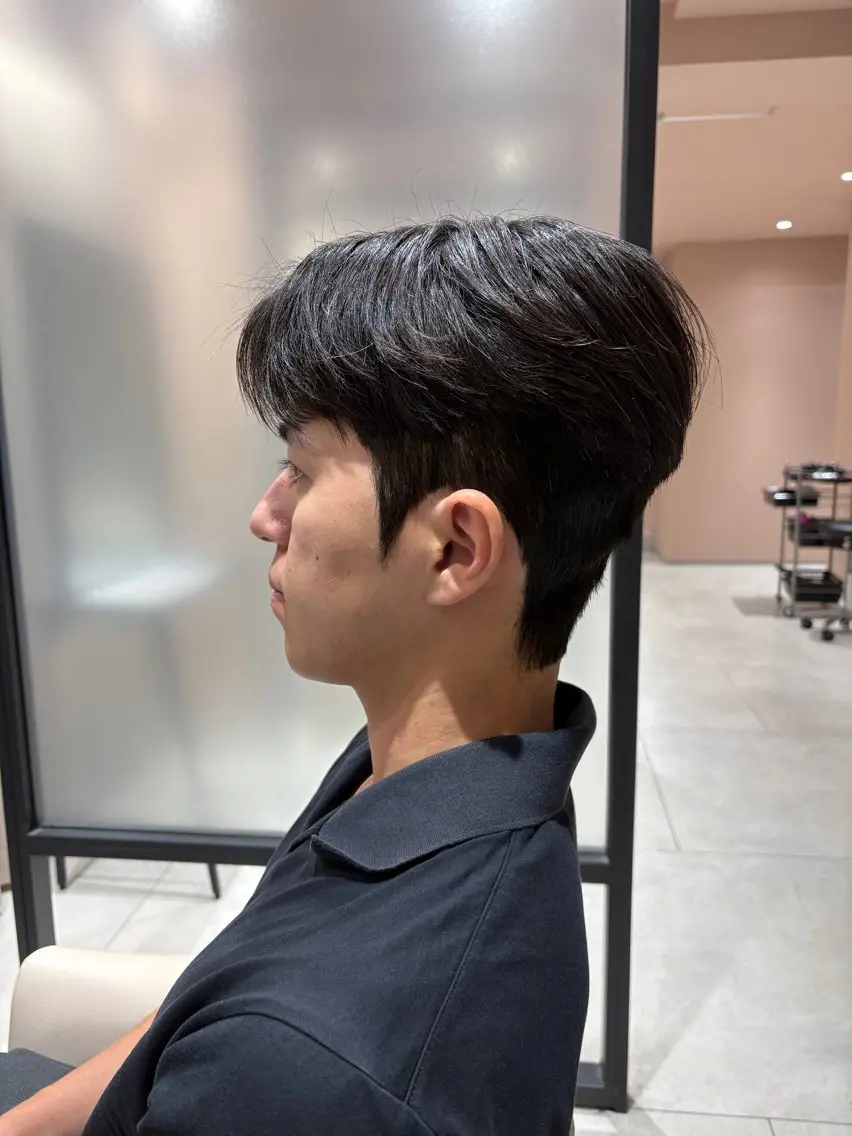 メンズ ダウンパーマ メンズパーマ 板垣 洸輝のヘアスタイル