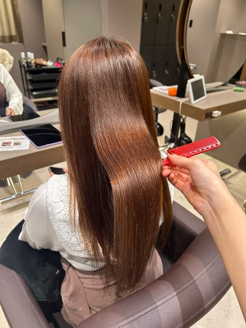 ロング 縮毛矯正 ☀️柏木 ほのか☀️のヘアスタイル