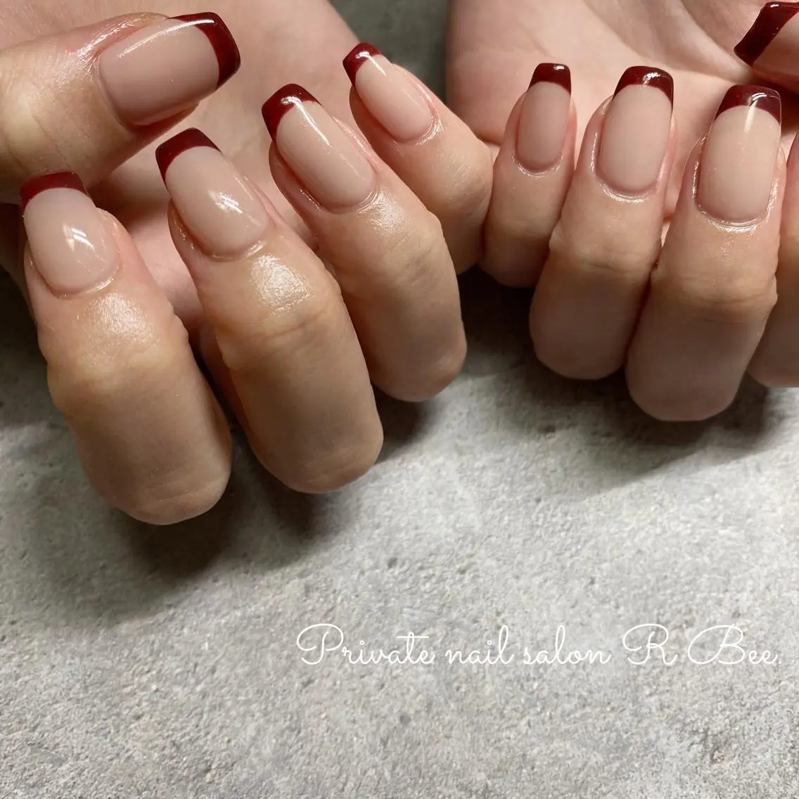 ネイル アニマル柄 アートネイル フレンチネイル ジェルネイル グラデーション ハンドネイル aneu. -アヌ- 💅🫧reinaのネイルデザイン