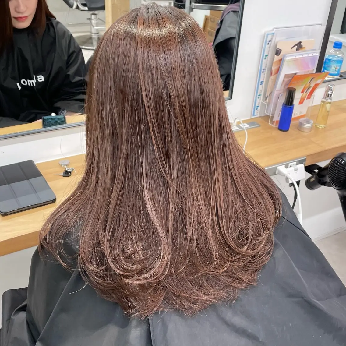 ミディアム 盛れる透明感カラー momokaのヘアスタイル