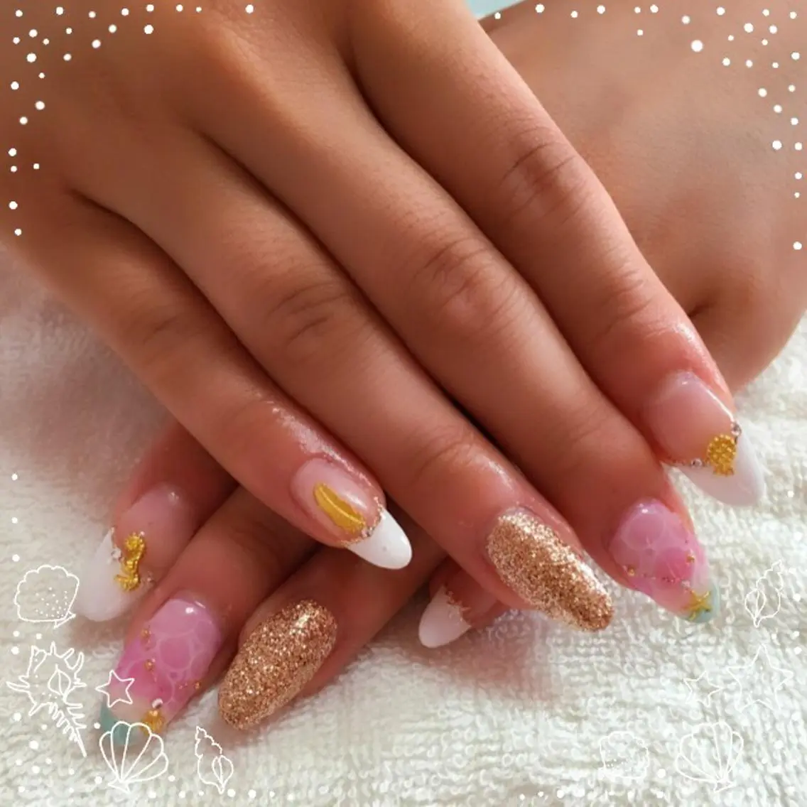 ネイル 長さ出し Era nailのネイルデザイン