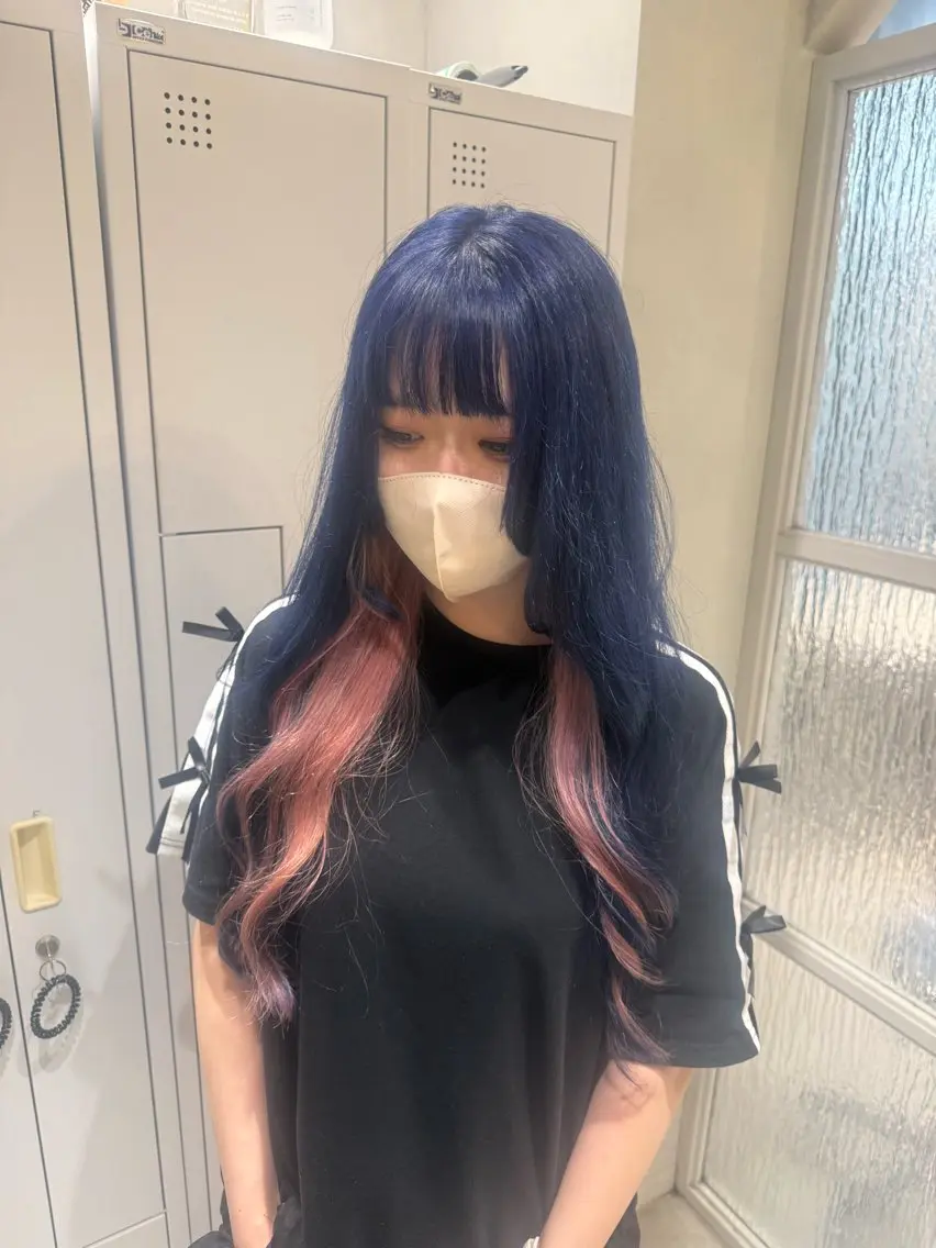ロング カラー ヘアカラー ハイトーン/ブリーチ 💙みずき💙のヘアスタイル