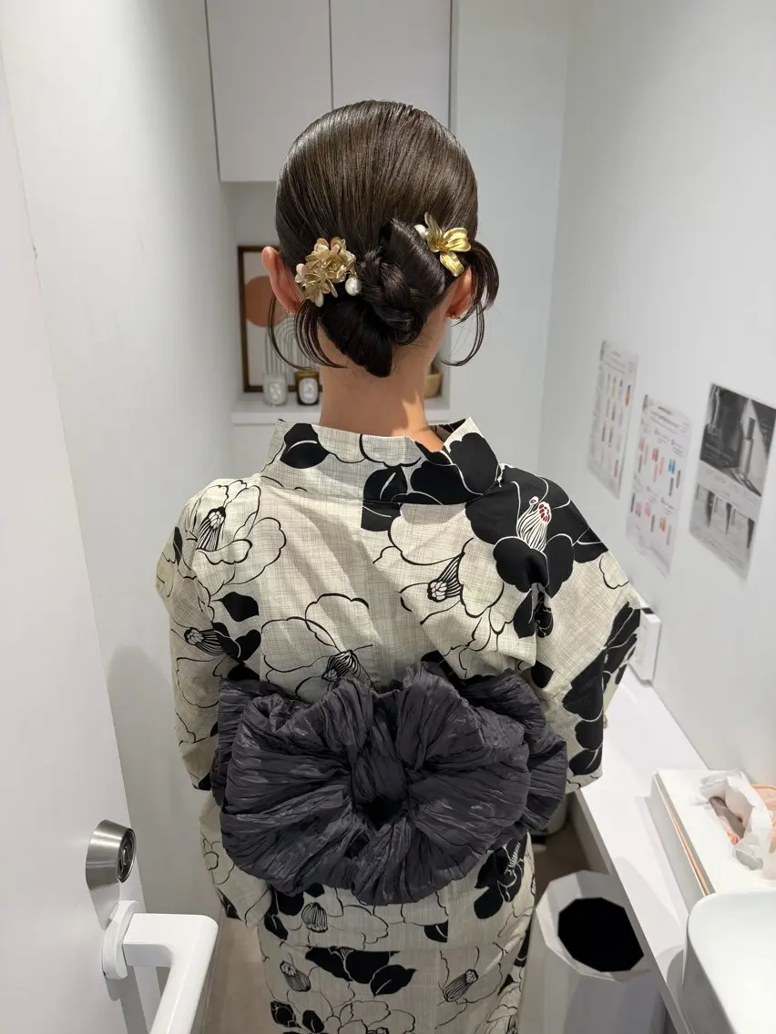 ヘアアレンジ 着付け アレンジ/ブラウン カラー HARU🕯のその他イメージ