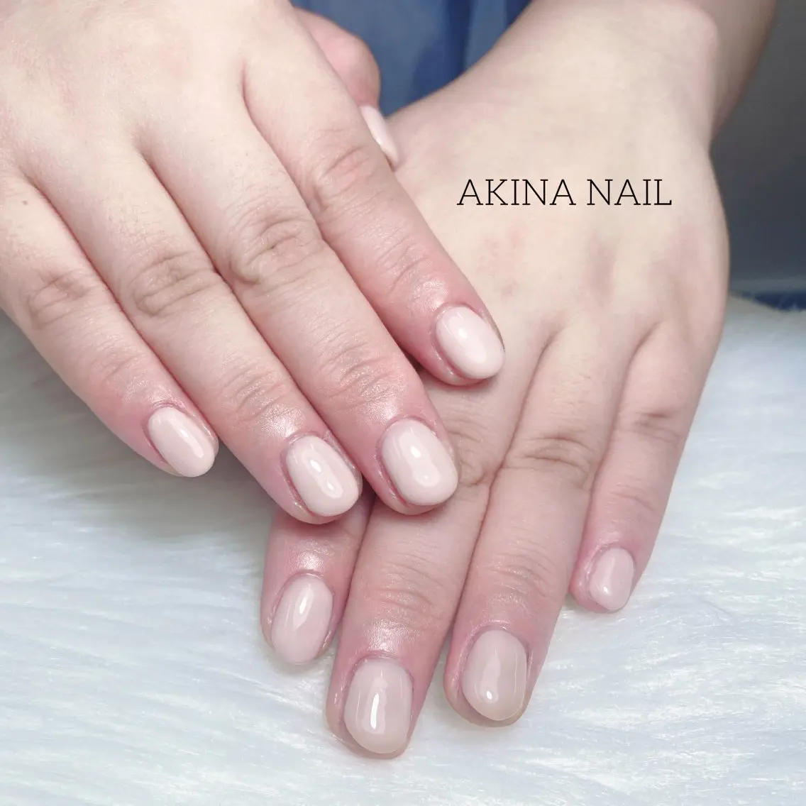 ショート ハンドネイル ハンドケア Akina Nail 亀戸のネイルデザイン