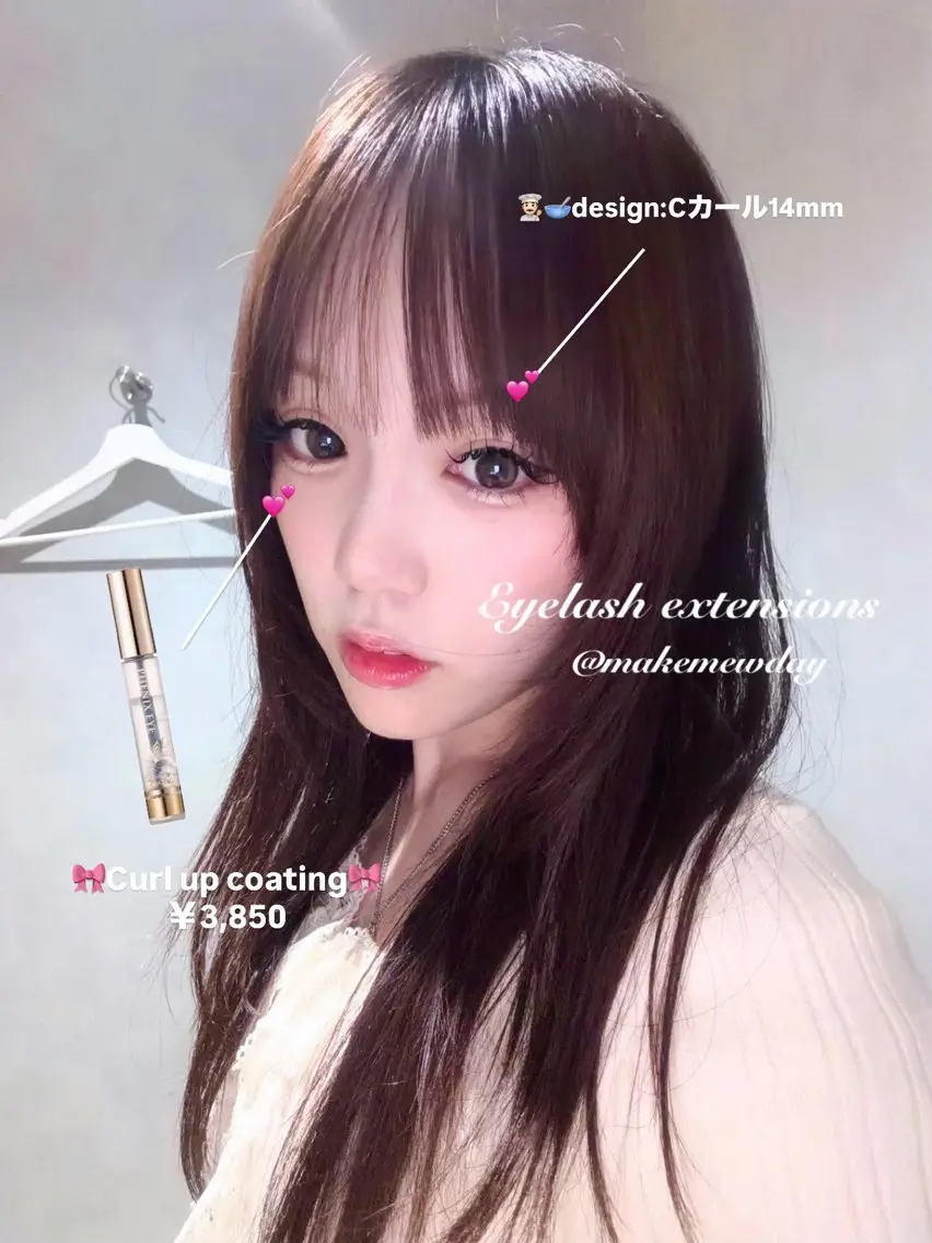 マツエク・マツパ LED💕No.1 ︎CHIKAʚ🎀ɞのマツエク・マツパデザイン