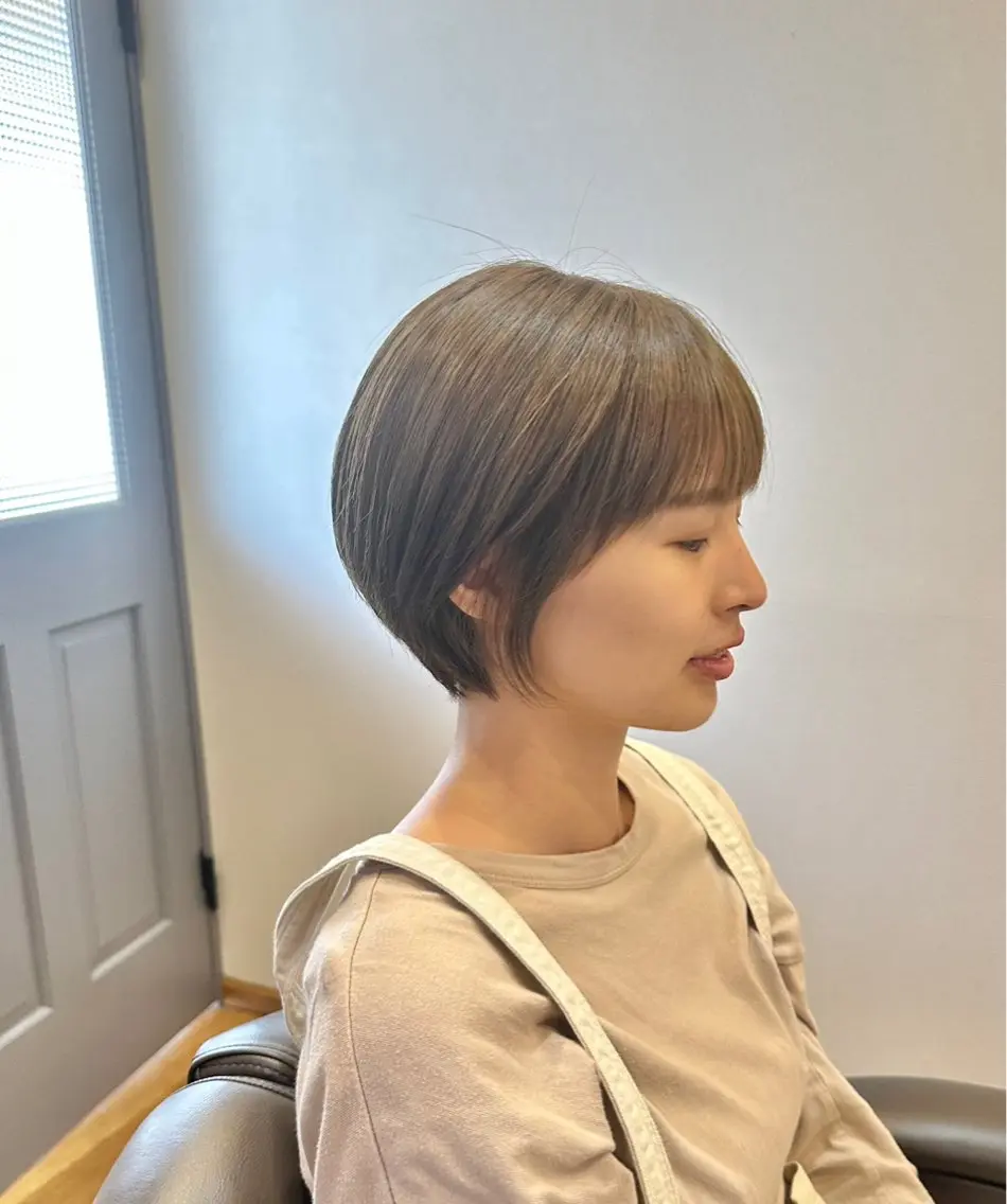 ショート ショートボブ ボブ ショートヘア 前田 加奈子のヘアスタイル