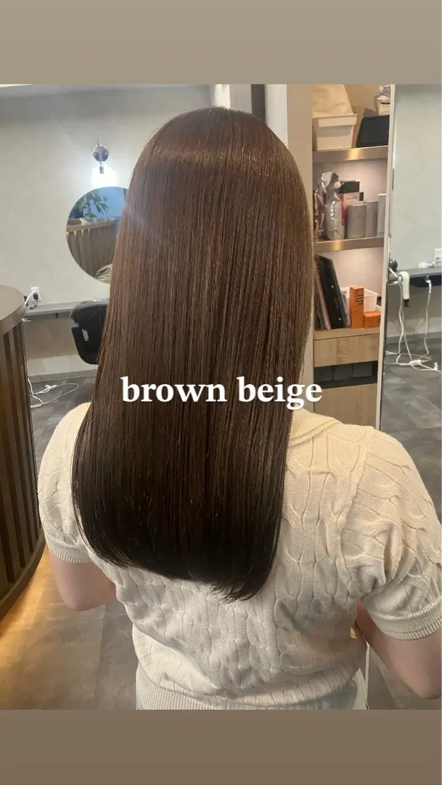 ロング カラー カット ヘアカラー 透明感カラー/ 髪質改善町田佑人のヘアスタイル