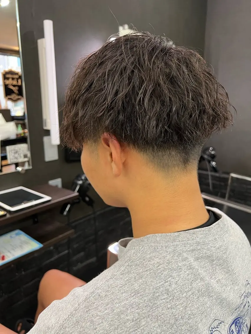 ショート パーマ メンズ Hair salon Liebe RYOのヘアスタイル