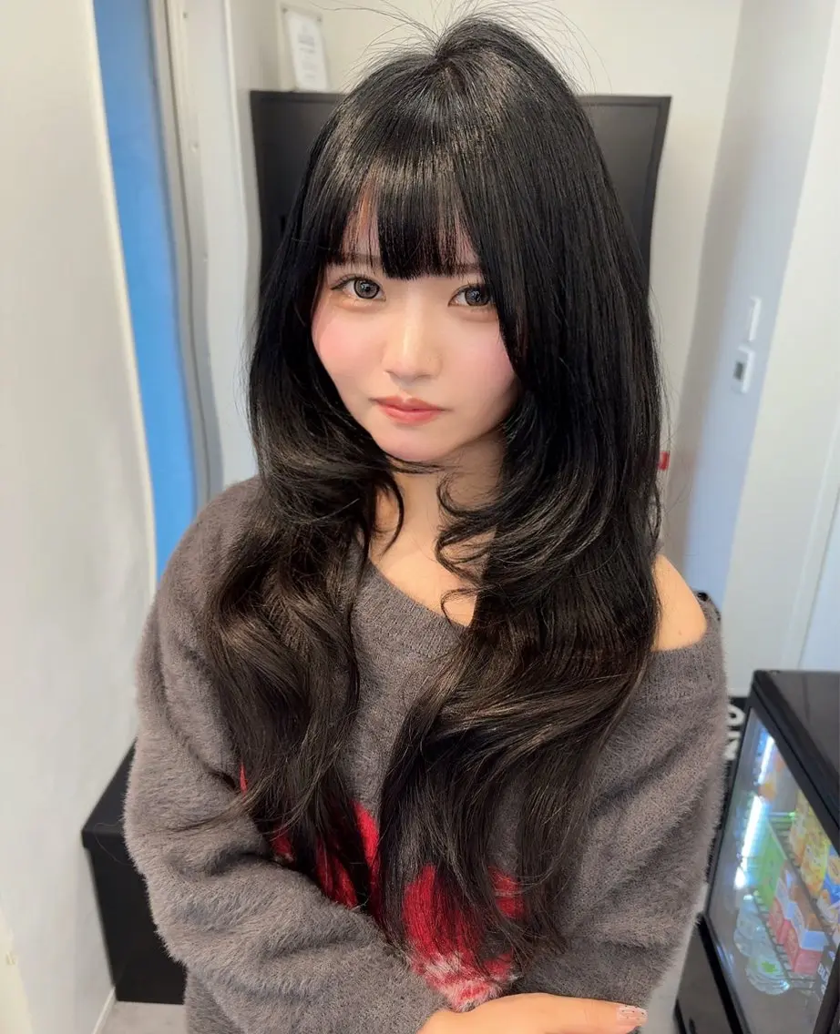 ロング プルエクステ エクステ カット ヘアカラー エクステ 吉祥寺プルエクステ 🌟Hiraiのヘアスタイル
