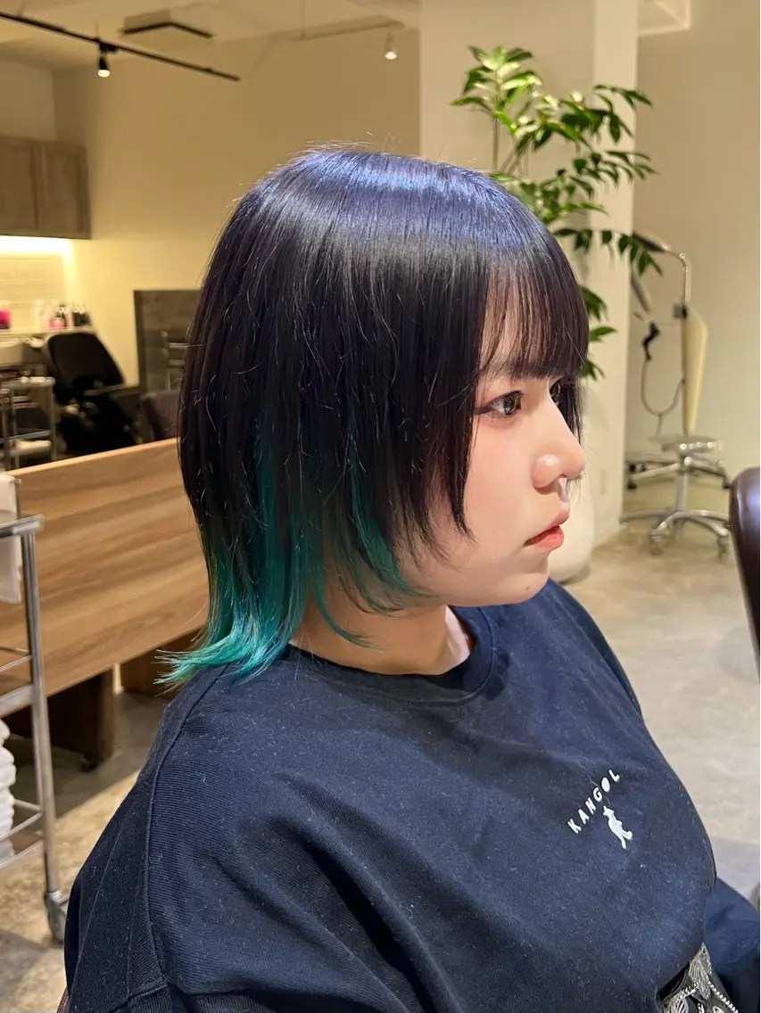 ミディアム カラー カット ヘアカラー トリートメント 🐺ウルフカット特化 ショート募集/今川のヘアスタイル