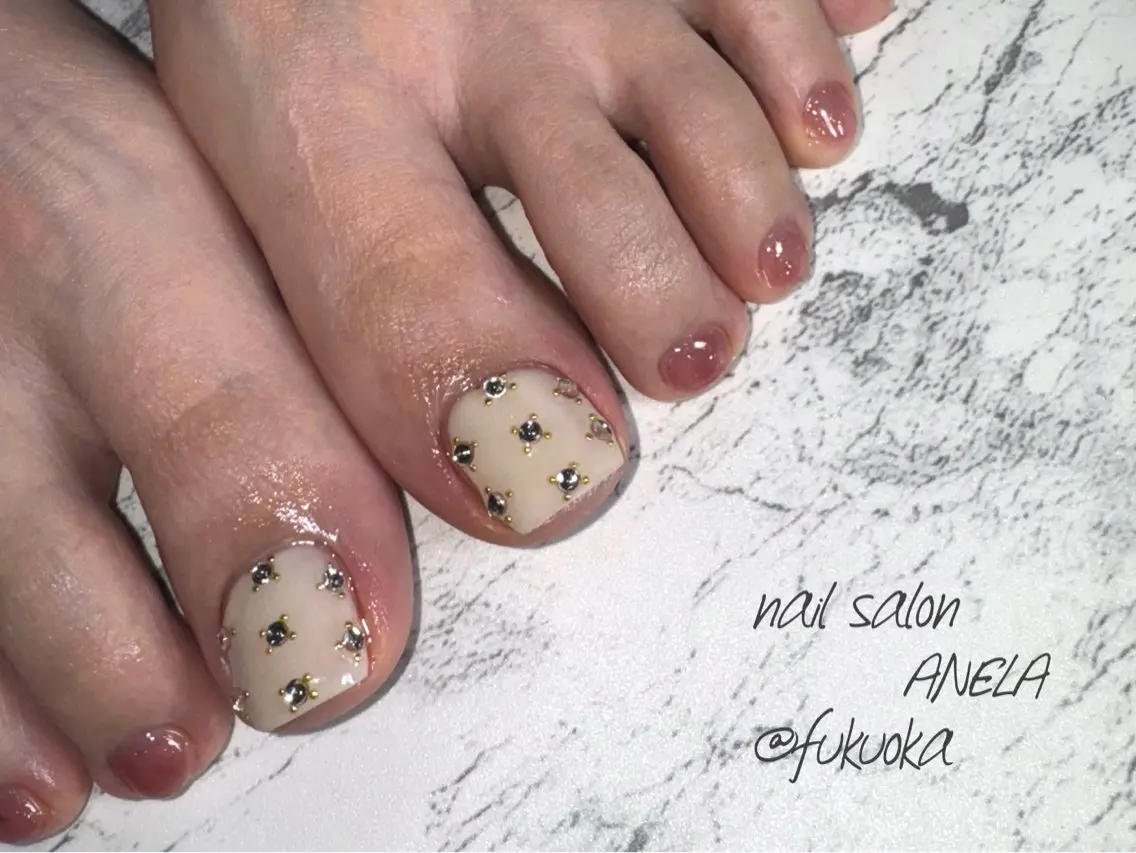 ネイル フットネイル nail salon ANELA mayaのネイルデザイン