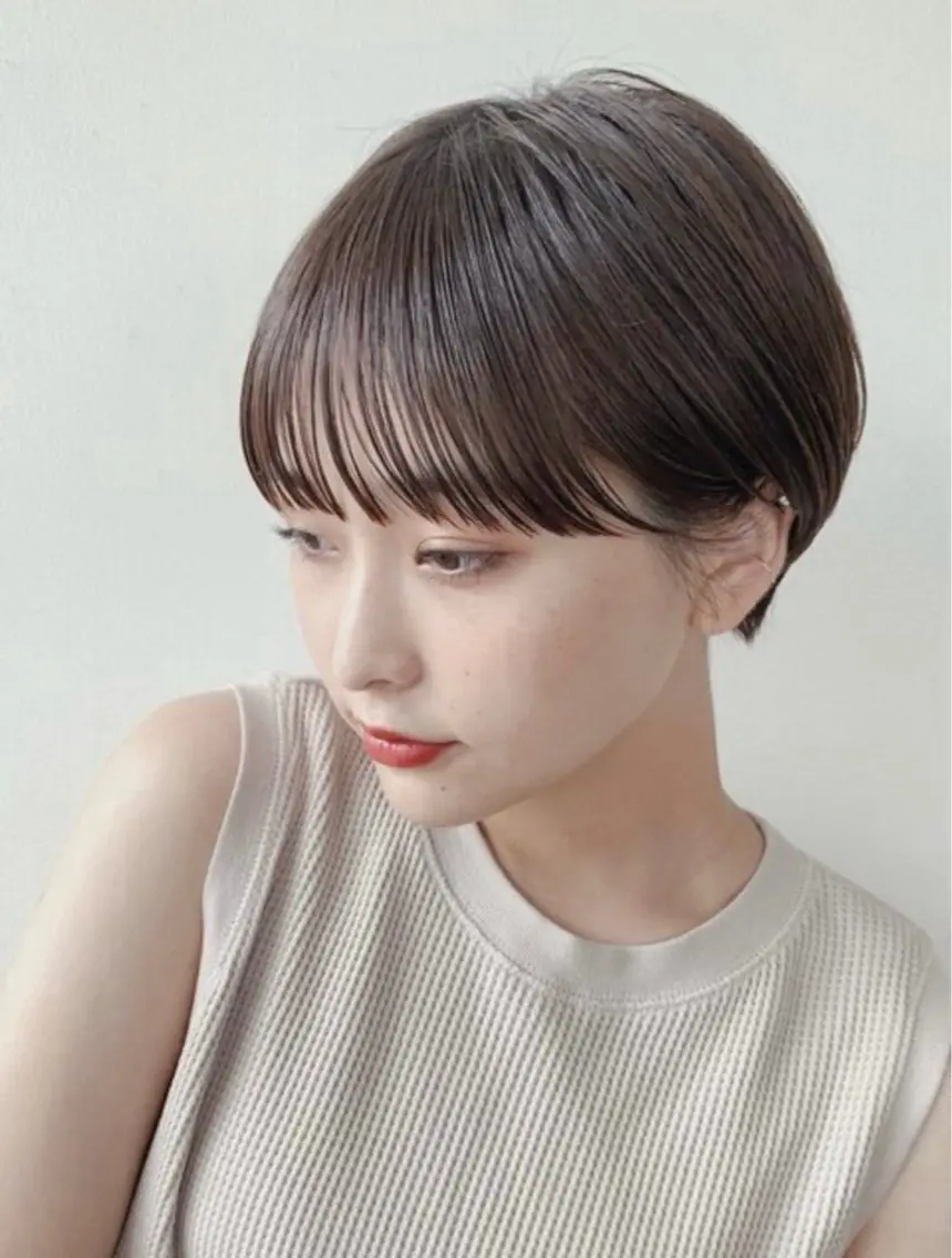 ショート やました もえかのヘアスタイル