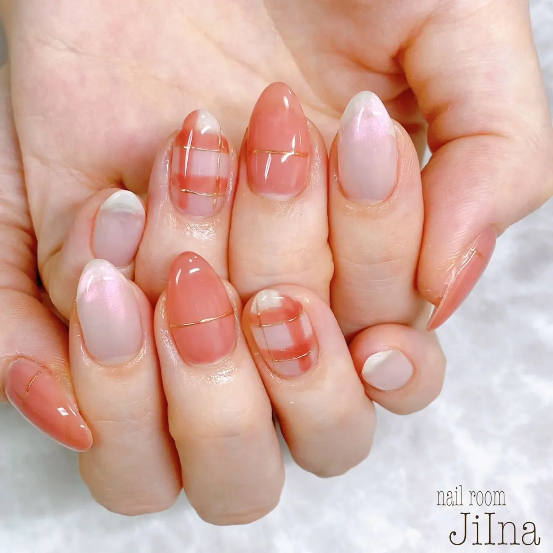 ネイル 持ち込み JiIna nailのネイルデザイン