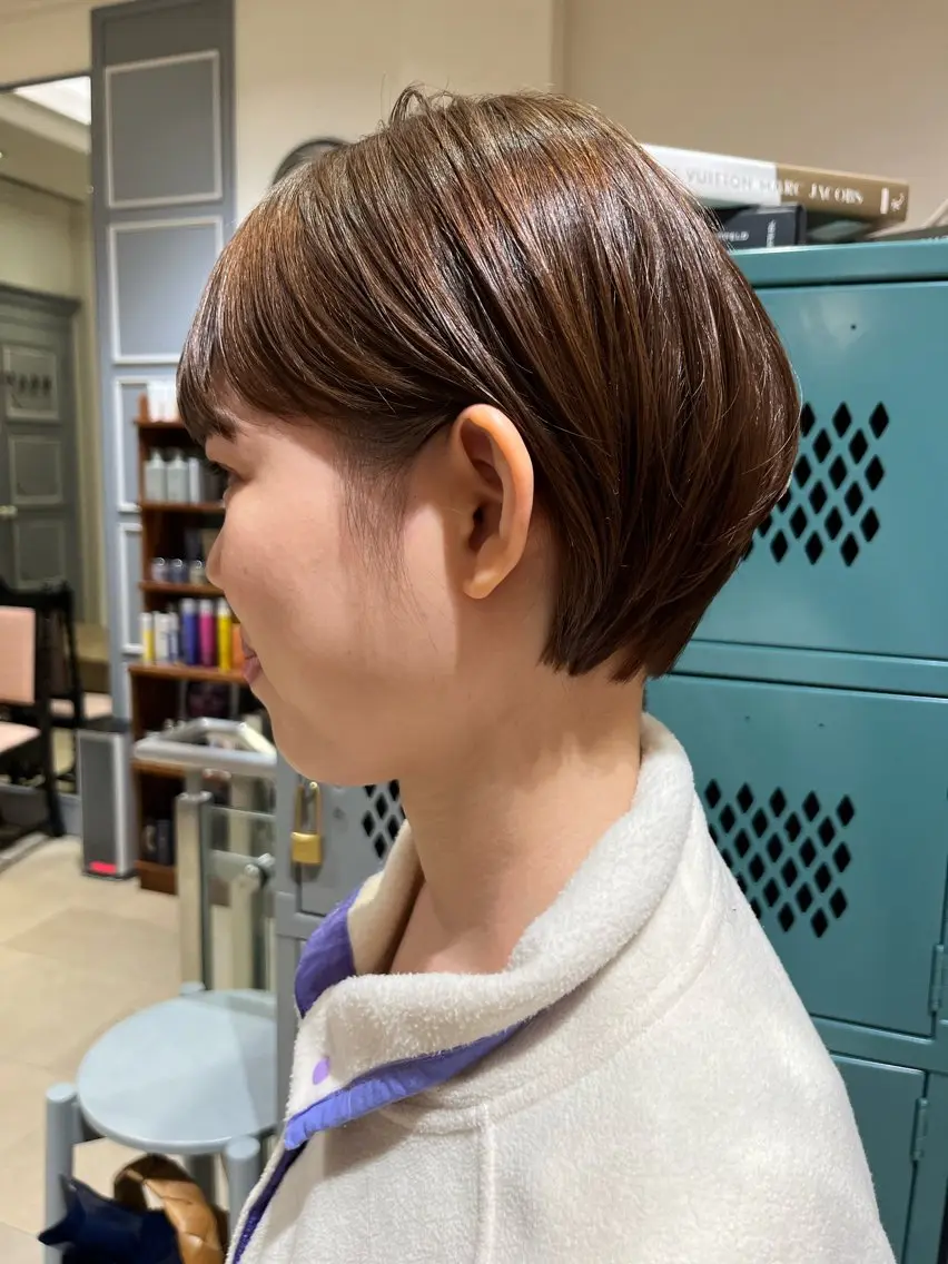 ショート ショートヘア ｼｮｰﾄｶｯﾄ 梅田 山下　すみれのヘアスタイル