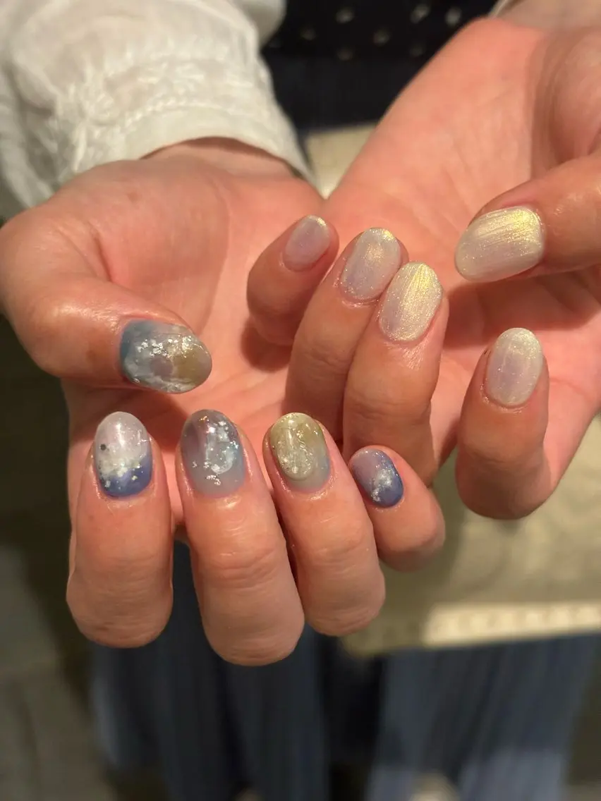 ネイル シンプルネイル SOL　nail イマナカのネイルデザイン