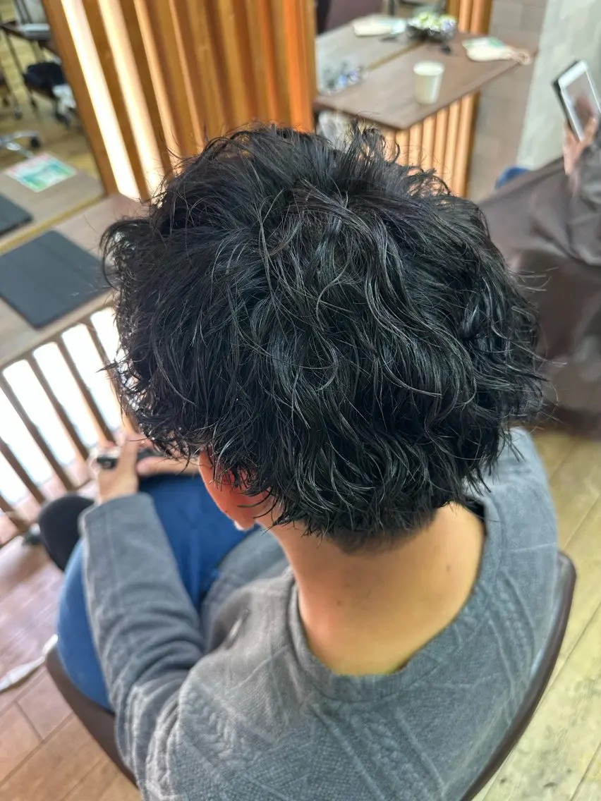 パーマ メンズ カット パーマ 🩷PEEQS吉田 愛梨🩷のヘアスタイル