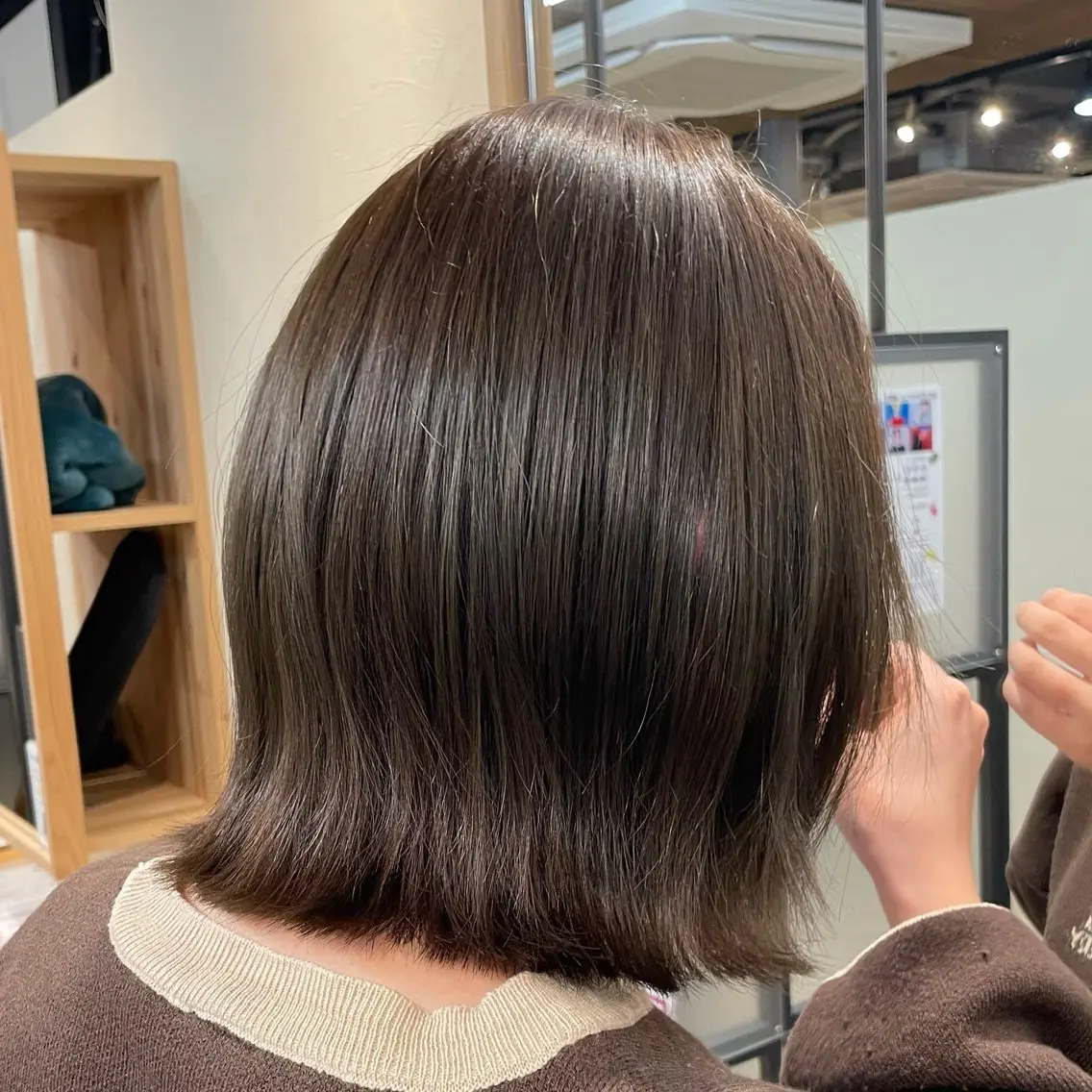 カット➕ワンカラー➕髪質改善Tr✂️⚠︎サイズ別料金ありの写真