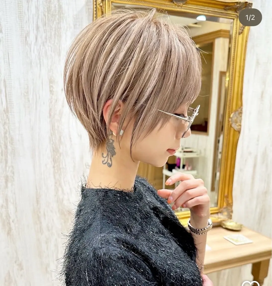 ショート ショートヘア 🥀Horiuchi Natsumi🥀のヘアスタイル